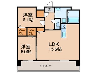 アジュール日吉町の物件間取画像